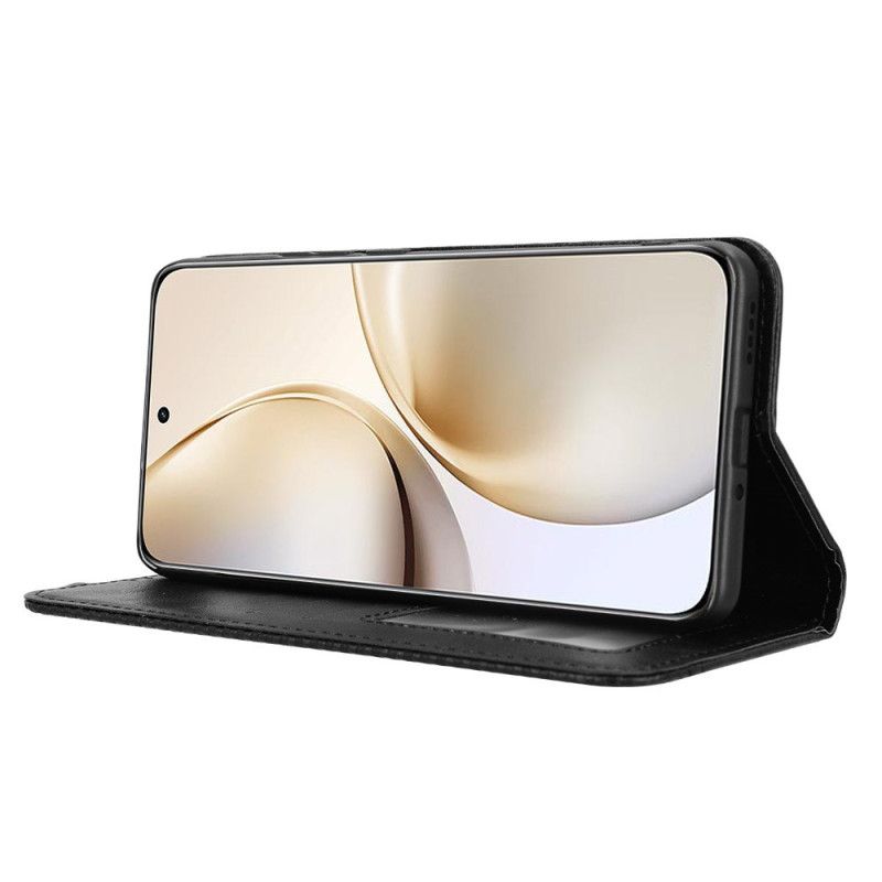 Kožené Pouzdro Folio Realme 14 Pro Plus 5g Vintage Frieze