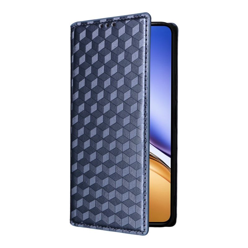 Kožené Pouzdro Folio Realme 14t 5g 3d Diamanty