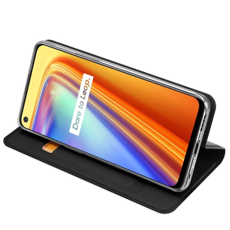 Kožené Pouzdro Folio Realme 7 Kůže Pro Dux Ducis