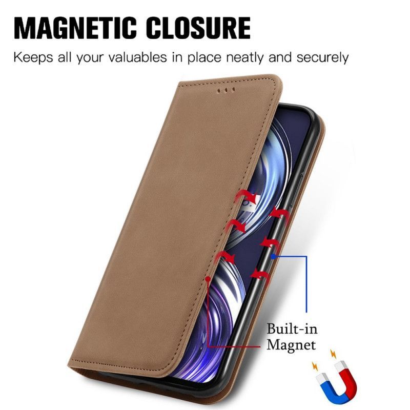Kožené Pouzdro Folio Realme 8i Design Na Dotek