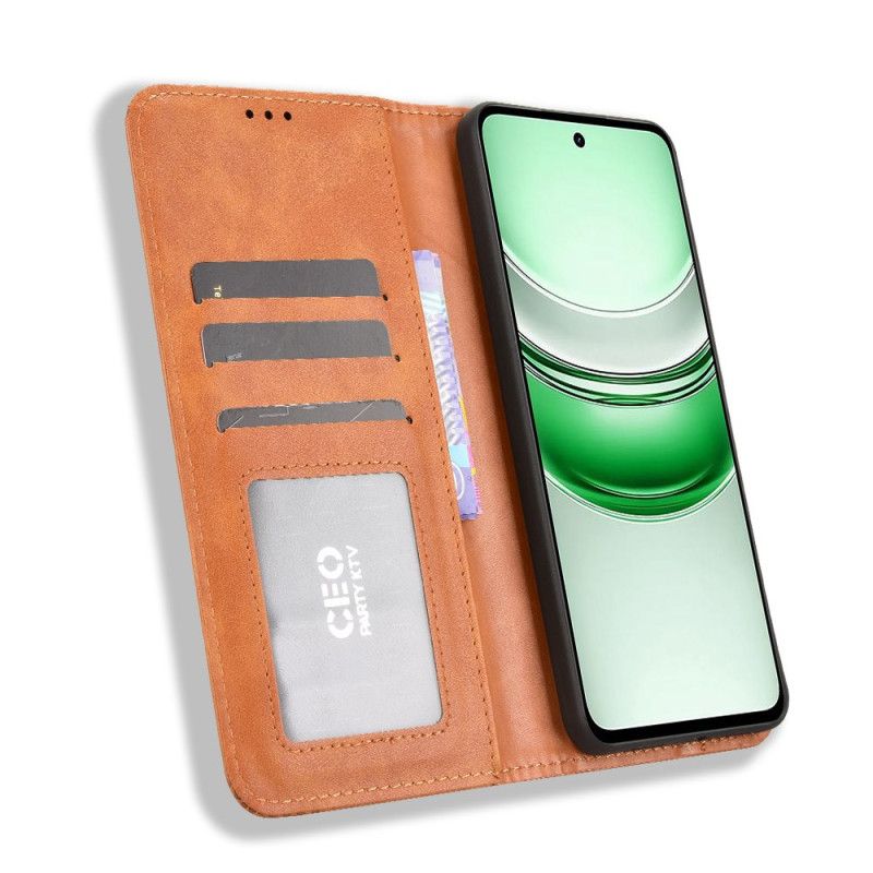 Kožené Pouzdro Folio Realme C71 Vintage Vlys