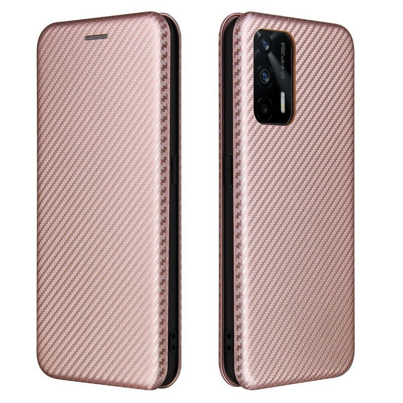 Kožené Pouzdro Folio Realme Gt 5g Silikonový Uhlík