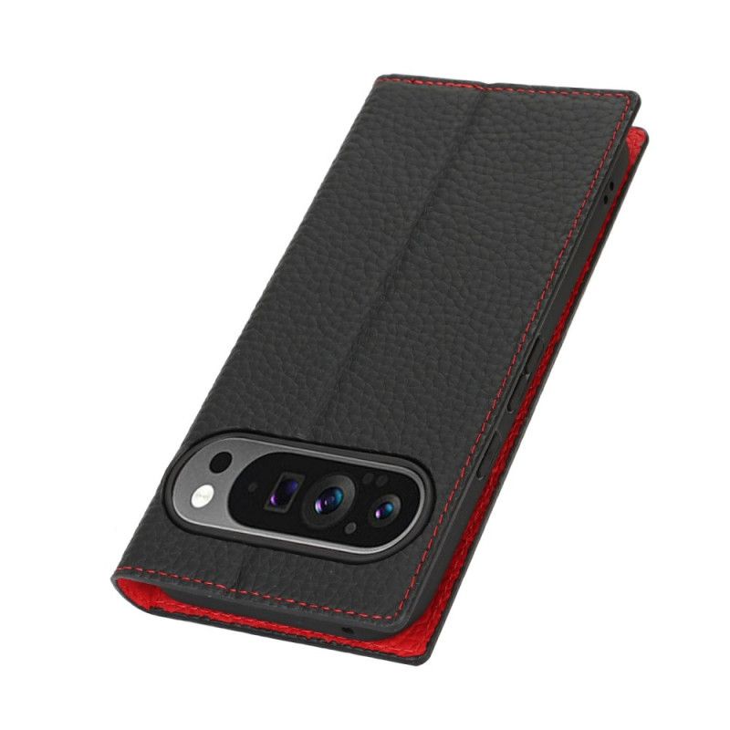 Kožené Pouzdro Google Pixel 10 / 10 Pro Kryty Na Mobil Texturovaný Kožený Řemínek