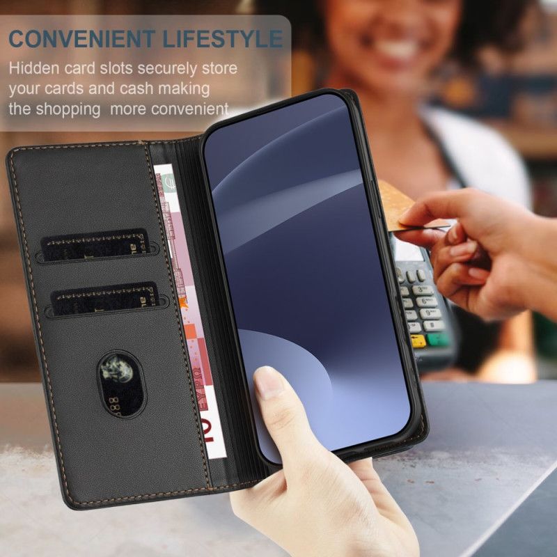 Kožené Pouzdro Google Pixel 10 Pro Xl Kryty Na Mobil Punkový Styl