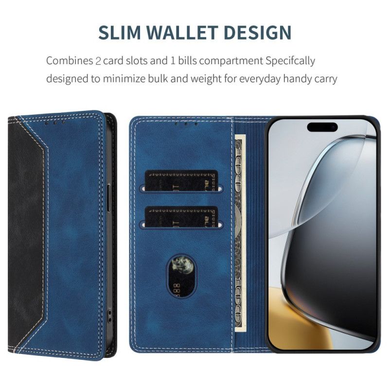 Kožené Pouzdro Google Pixel 10a Dvoubarevné Rfid Blokování