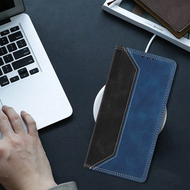 Kožené Pouzdro Google Pixel 10a Dvoubarevné Rfid Blokování