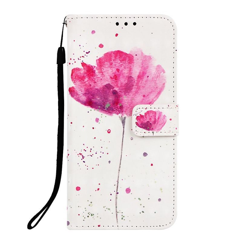 Kožené Pouzdro Google Pixel 3a Xl Akvarelový Mák