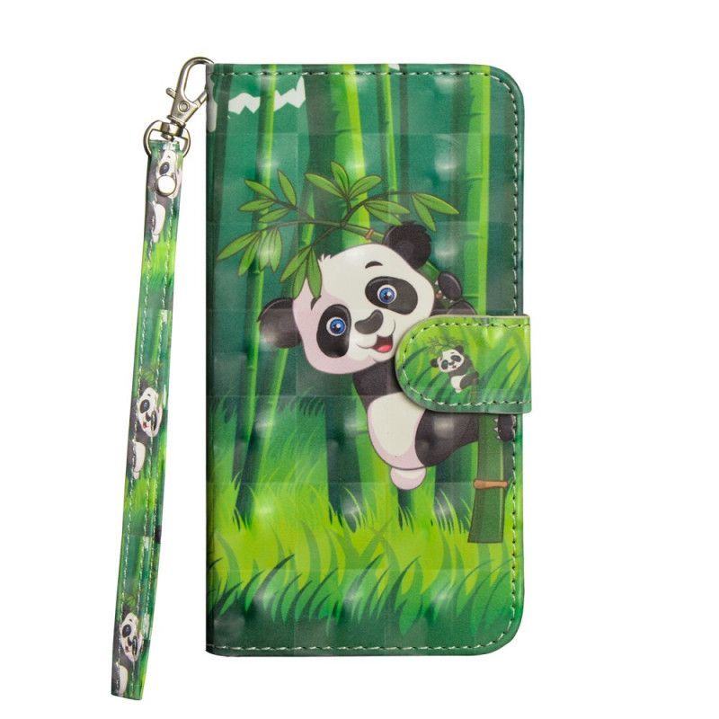 Kožené Pouzdro Google Pixel 4a Panda A Bambus