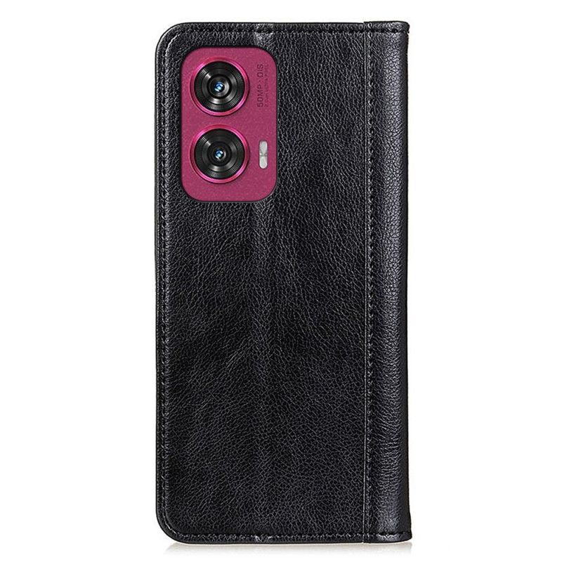 Kožené Pouzdro Motorola Edge 50 Fusion Kryty Na Mobil Štípaná Kůže