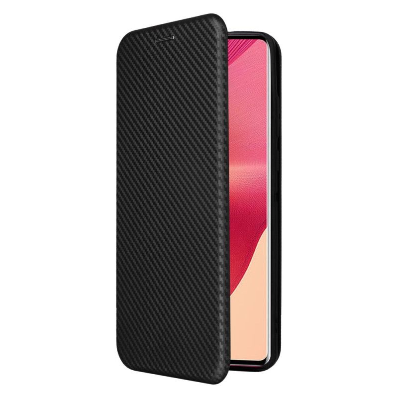 Kožené Pouzdro Motorola Edge 50 Fusion Uhlíkové Vlákno