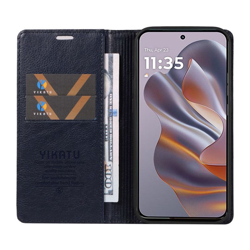 Kožené Pouzdro Motorola Edge 50 Neo Kryty Na Mobil Vintage Ykatu