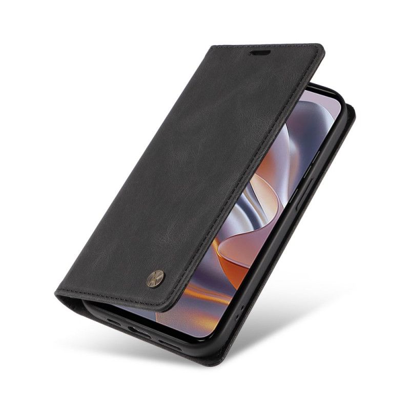 Kožené Pouzdro Motorola Edge 50 Neo Kryty Na Mobil Yikatu Suede Effect