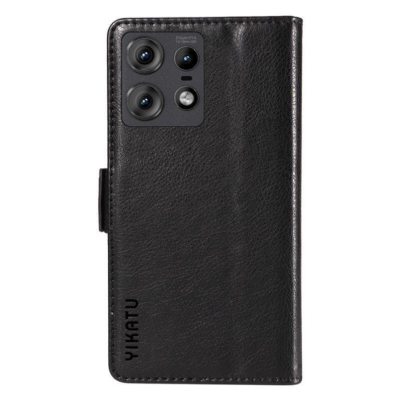 Kožené Pouzdro Motorola Edge 50 Pro Kryty Na Mobil Yikatu