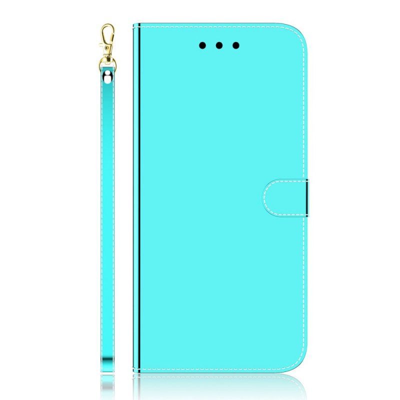 Kožené Pouzdro Na Google Pixel 6A Kryt Na Zrcadlo Z Umělé Kůže