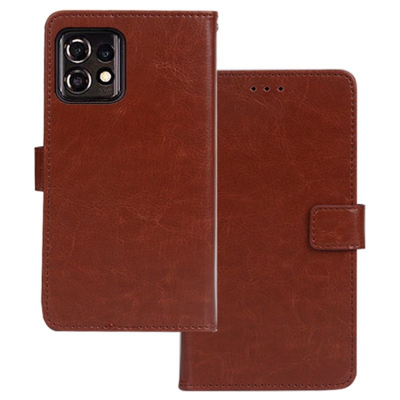 Kožené Pouzdro Na Motorola Edge 40 Pro Kožený Styl Idewei