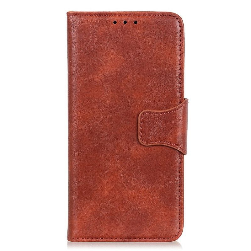 Kožené Pouzdro Na Motorola Edge 40 Pro Oboustranné Magnetické Zavírání