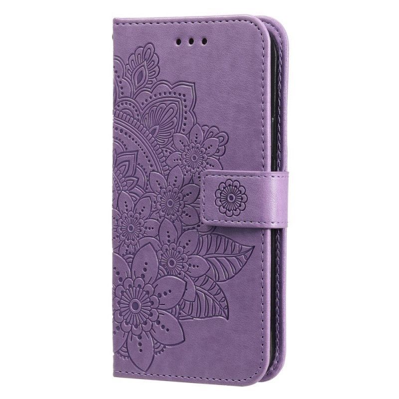 Kožené Pouzdro Na Oppo Find X5 Na Lana Strappy Mandala