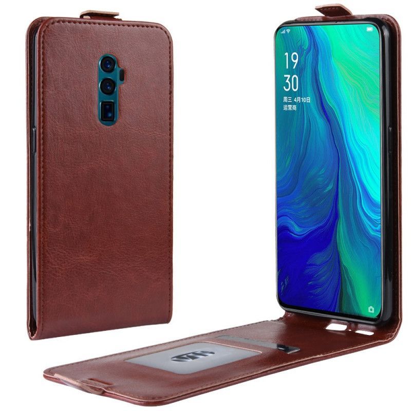 Kožené Pouzdro Na Oppo Reno 10x Zoom Skládání