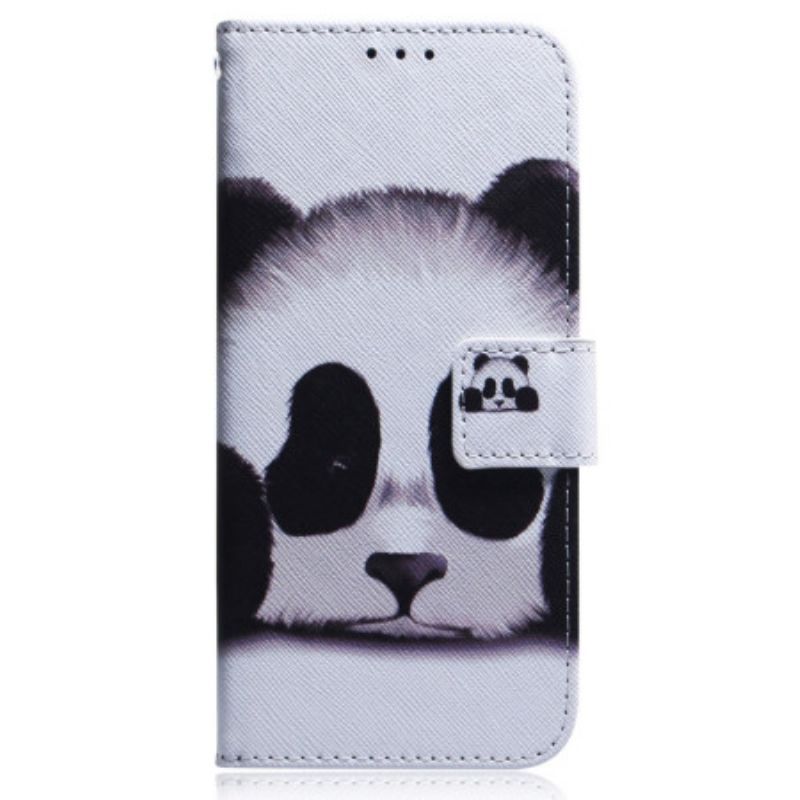 Kožené Pouzdro Na Oppo Reno 8 Lite Panda