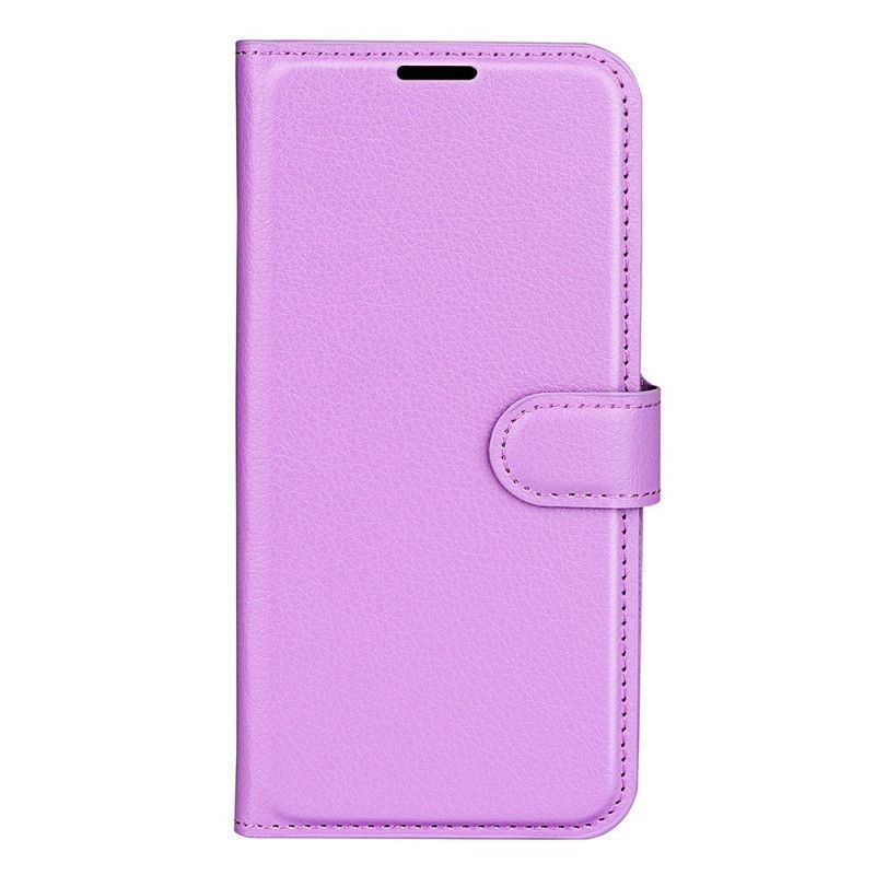 Kožené Pouzdro Na Realme 9i Klasická Magnetická Spona Z Umělé Kůže