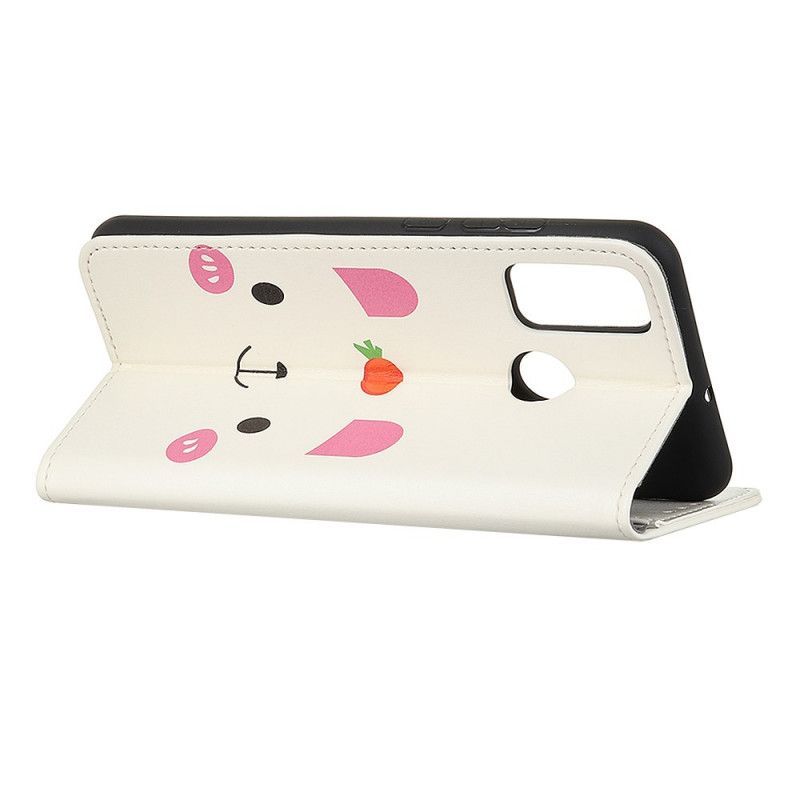 Kožené Pouzdro Oppo A53 / Zábavná Karikatura A53