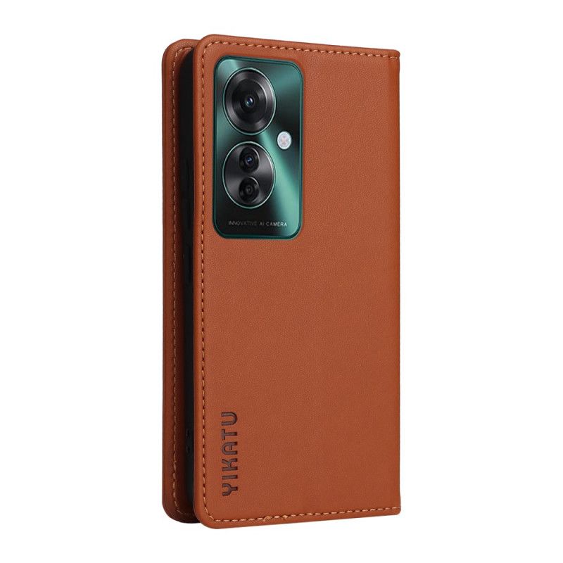 Kožené Pouzdro Oppo Reno 11f 5g Kryty Na Mobil Yikatu