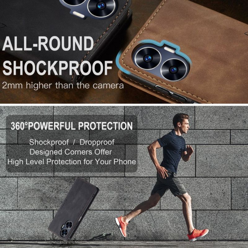 Kožené Pouzdro Realme C55 Kryty Na Mobil Caseme