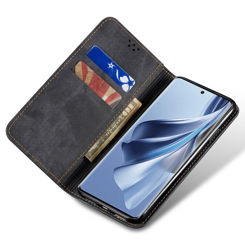 Kožené Pouzdro Realme Note 60x Kryty Na Mobil Džínovina