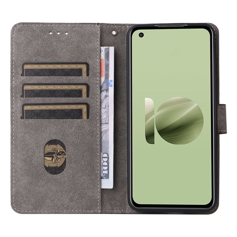 Kožený Kryt Asus Zenfone 10 Rfid Semišový Efekt