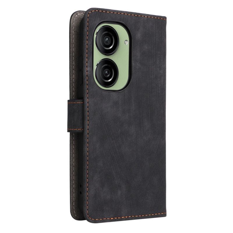 Kožený Kryt Asus Zenfone 10 Rfid Semišový Efekt