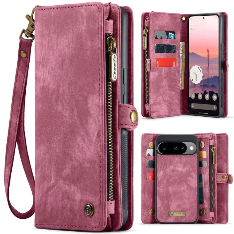 Kožený Kryt Google Pixel 10 / 10 Pro Odnímatelné Pouzdro A Poutko Na Zápěstí