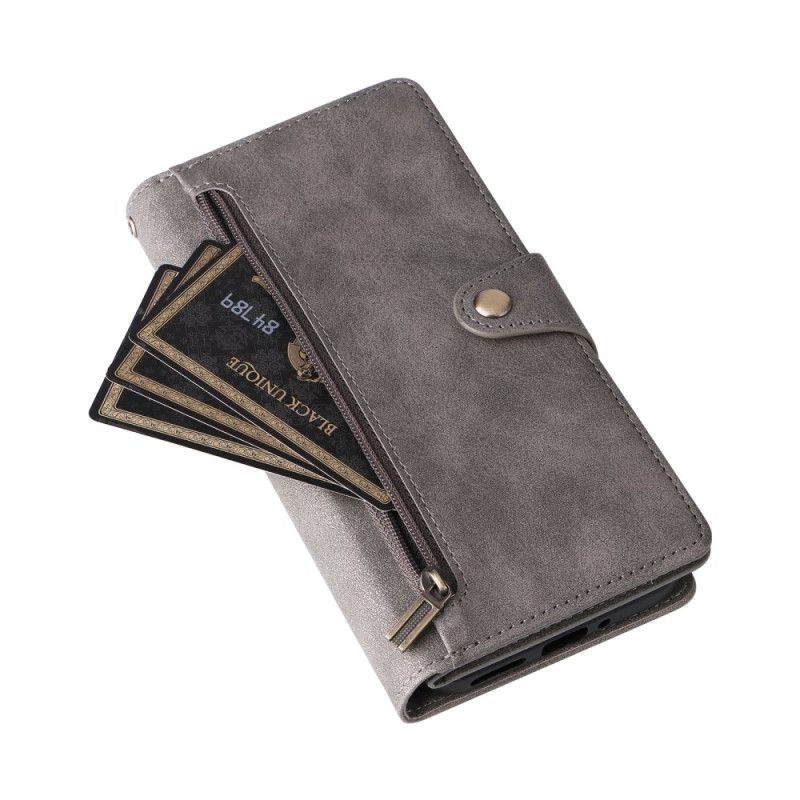 Kožený Kryt Google Pixel 10 / 10 Pro Peněženka S Efektem Semiše