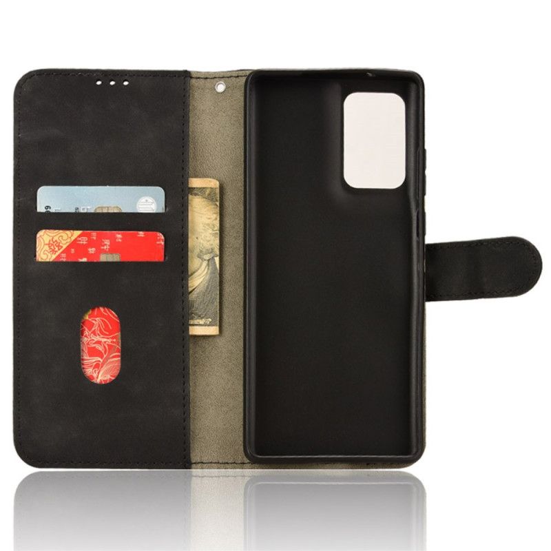 Kožený Kryt Motorola Edge 50 Fusion Semišový Efekt