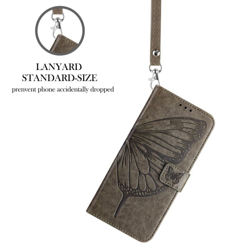 Kožený Kryt Na Google Pixel 10a Grafický Motýl