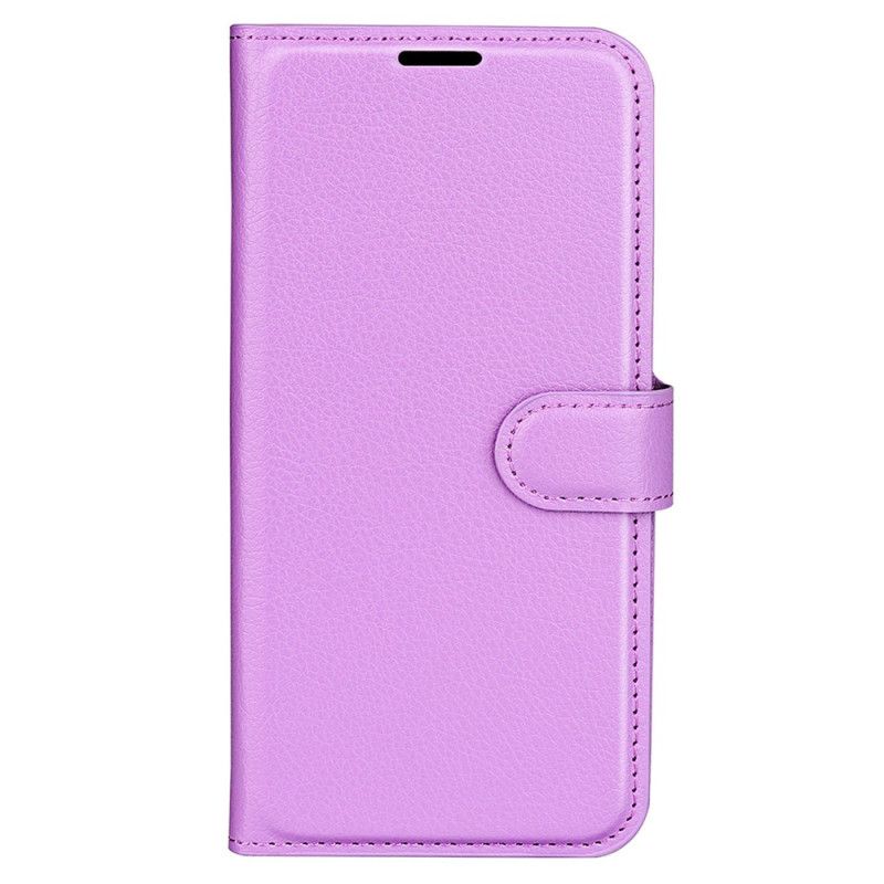 Kožený Kryt Na Google Pixel 8 Pro Klasická Litchi Kůže