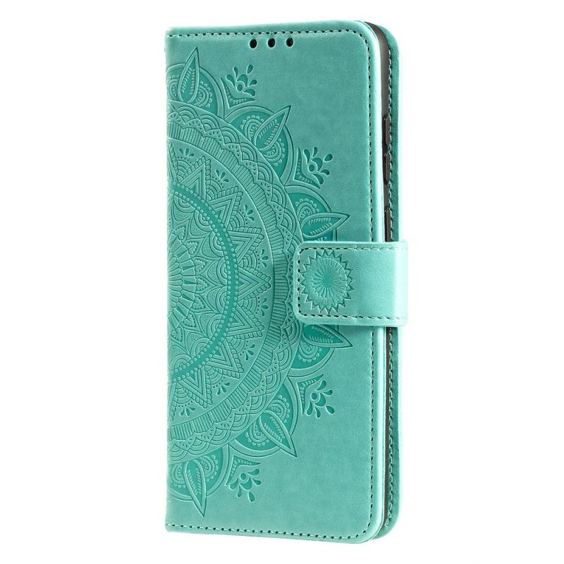 Kožený Kryt Na Motorola Edge 50 Fusion Mandala Sun