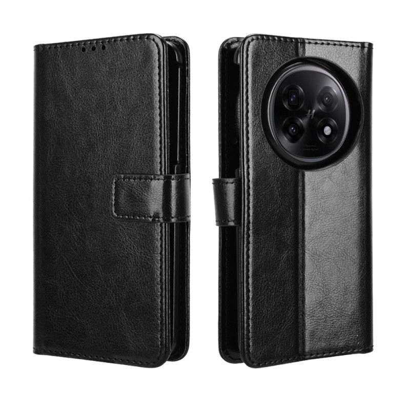 Kožený Kryt Na Oppo Find N5 Okázalá Umělá Kůže