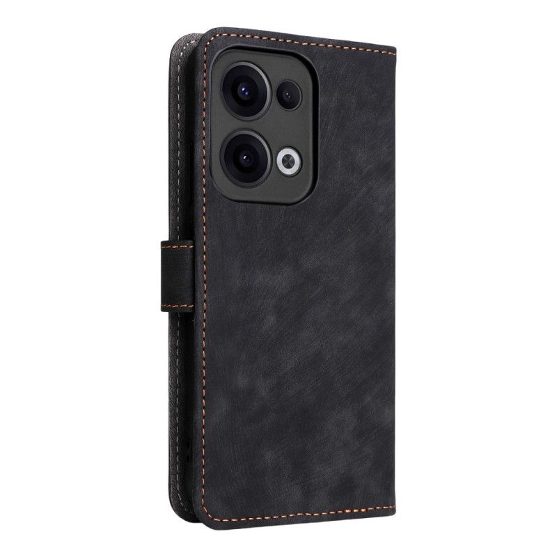 Kožený Kryt Na Oppo Reno 13 5g Semišový Efekt Rfid Ochrana