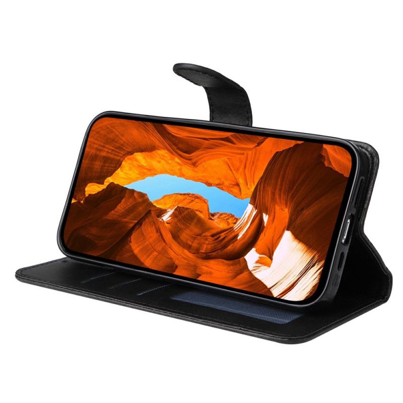 Kožený Kryt Na Oppo Reno 13f 4g / 5g / 13 Fs 5g Jednobarevná Umělá Kůže S Popruhem