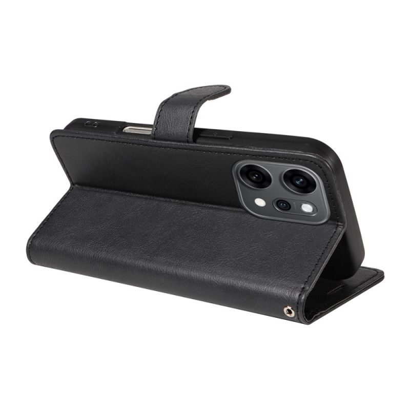 Kožený Kryt Na Oppo Reno 14 Pro 5g Jednoduchá Umělá Kůže