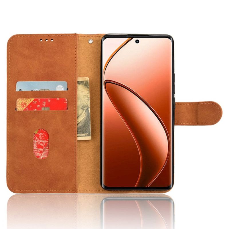 Kožený Kryt Na Realme 12 Plus 5g Semišový Styl