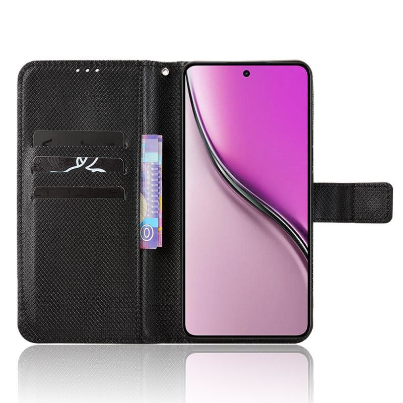 Kožený Kryt Na Realme 14 5g Diamantová Textura