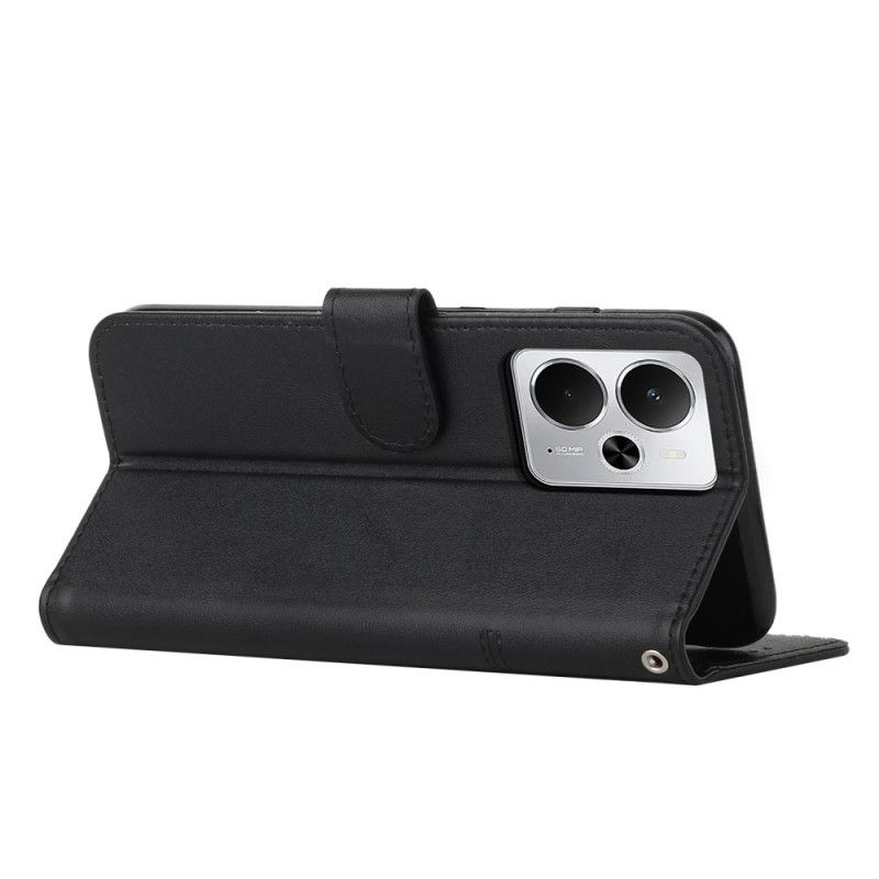 Kožený Kryt Na Realme 14 5g Obchodní Styl