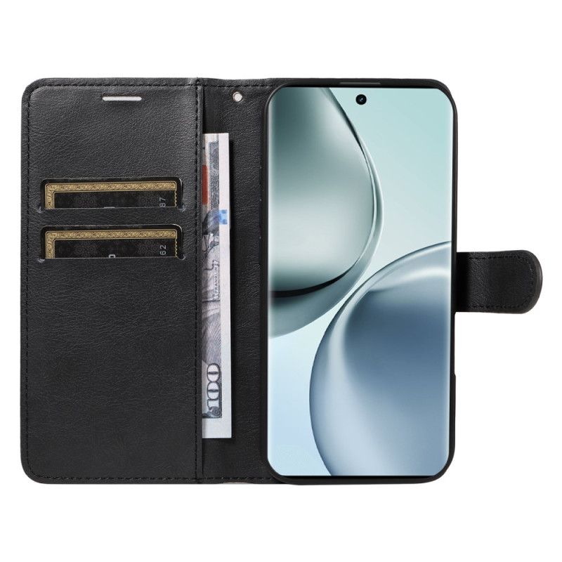 Kožený Kryt Na Realme 14 Pro 5g Jednoduchá Umělá Kůže