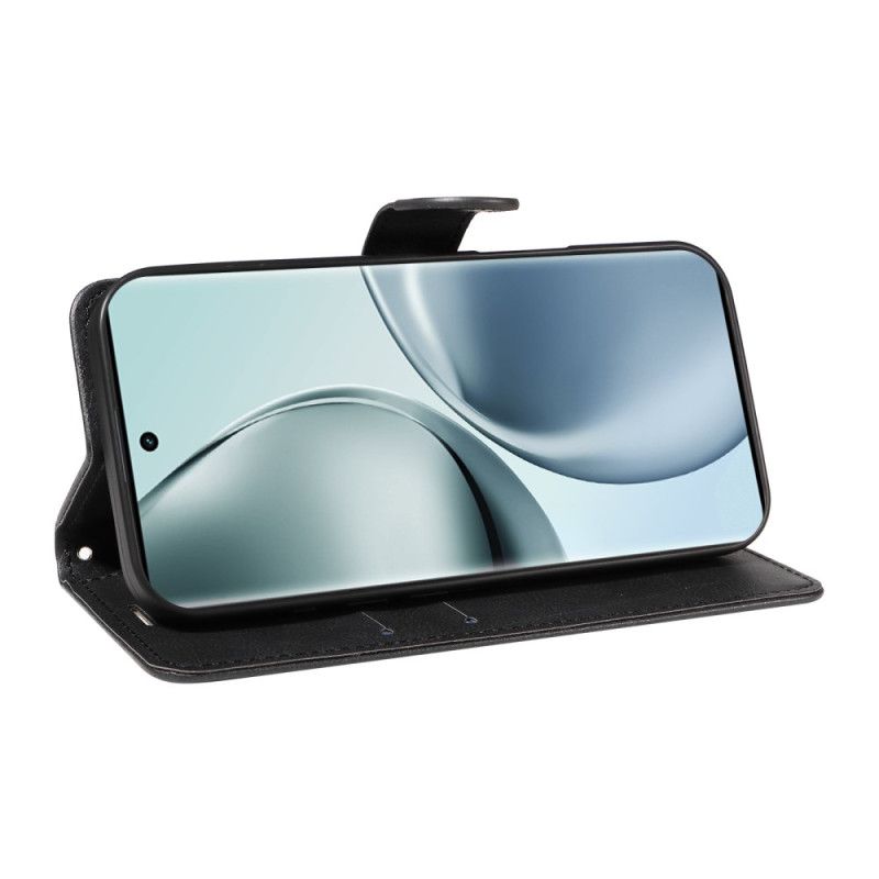 Kožený Kryt Na Realme 14 Pro 5g Jednoduchá Umělá Kůže