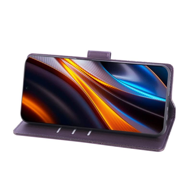 Kožený Kryt Na Realme 14t 5g Krajkové Květiny