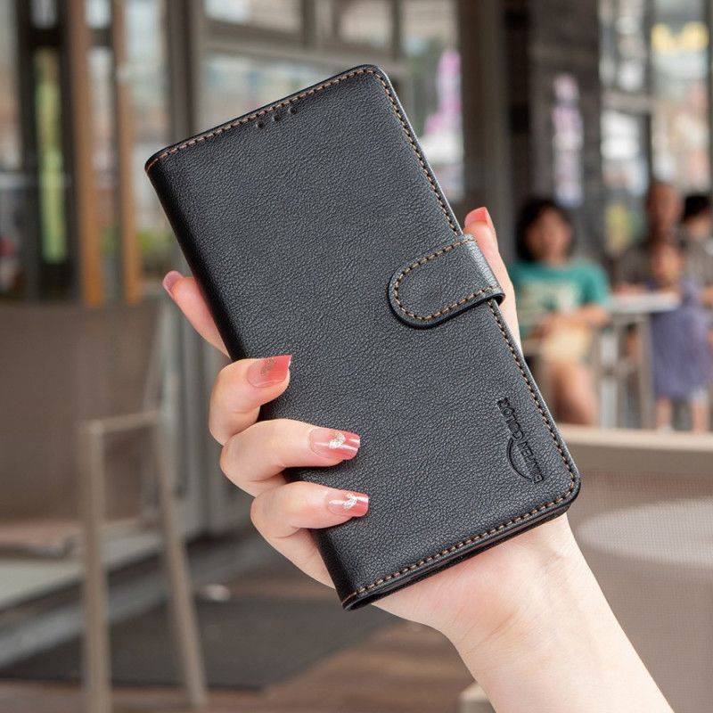 Kožený Kryt Na Realme 14x 5g Blokování Rfid Barva Binfen