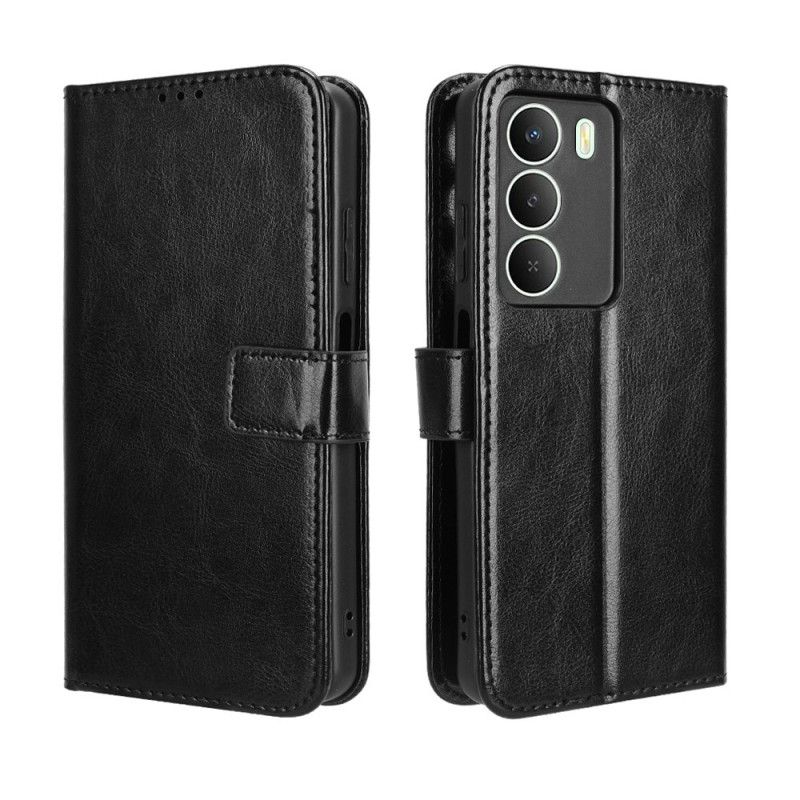 Kožený Kryt Na Realme 14x 5g Křiklavá Umělá Kůže