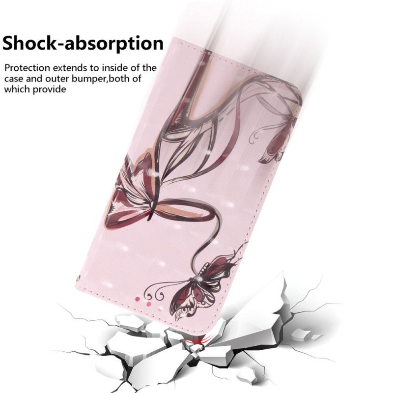 Kožený Kryt Na Realme C53 Držák Na Boty Na Podpatku A Šňůrkou