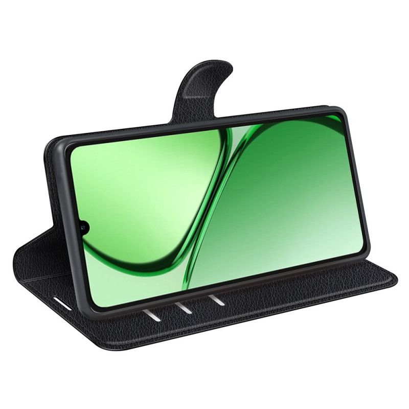 Kožený Kryt Na Realme C61 Klasická Umělá Kůže Liči